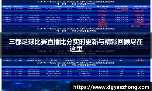 三都足球比赛直播比分实时更新与精彩回顾尽在这里